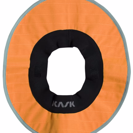 kask sombrero protezione solare 360° arancione fluorescente, taglia unica