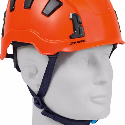 casco di protezione aerato irudek oreka ii per costruzione e montaggio arancione