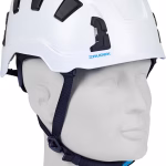 casco di protezione irudek oreka ii vent bianco con ventilazione e mentoniera