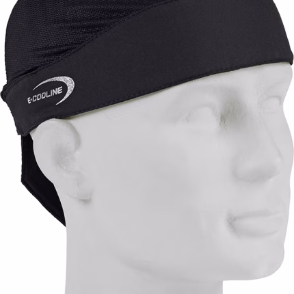 bandana nero rinfrescante con tecnologia 3d cool e ioni d'argento