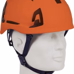 casco di protezione jsp evo alta arancione con cinturino regolabile a 6 punti