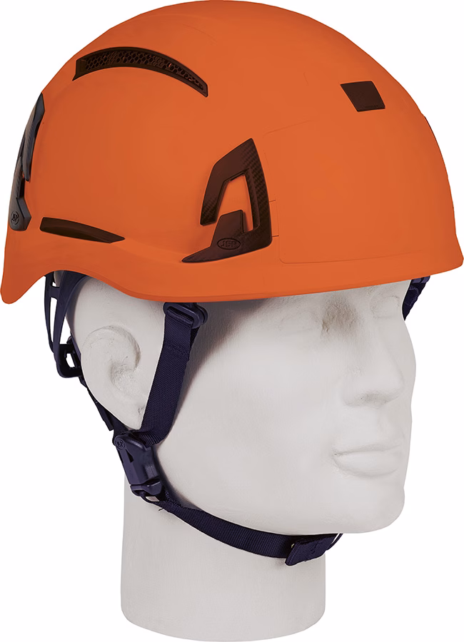 casco di protezione jsp evo alta arancione con cinturino regolabile a 6 punti casco di protezione jsp evo alta arancione con cinturino regolabile a 6 punti