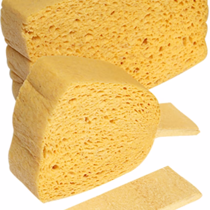 spontex azella spugna per pulizia, assorbente, biodegradabile, giallo