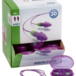 tappi per orecchie moldex rockets cord viola lavabili con cordino