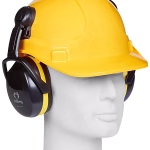cuscinetti auricolari per casco hellberg secure 2c giallo, imbottitura morbida