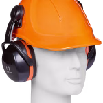 cuffie antirumore per casco hellberg secure 3c, arancione robusto