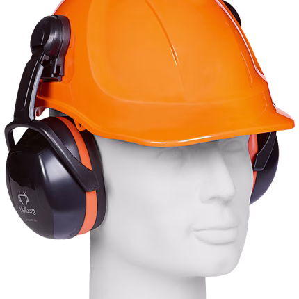 cuffie antirumore per casco hellberg secure 3c, arancione robusto