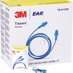 3m ear tracer tappi auricolari protezione udito blu con particelle metalliche