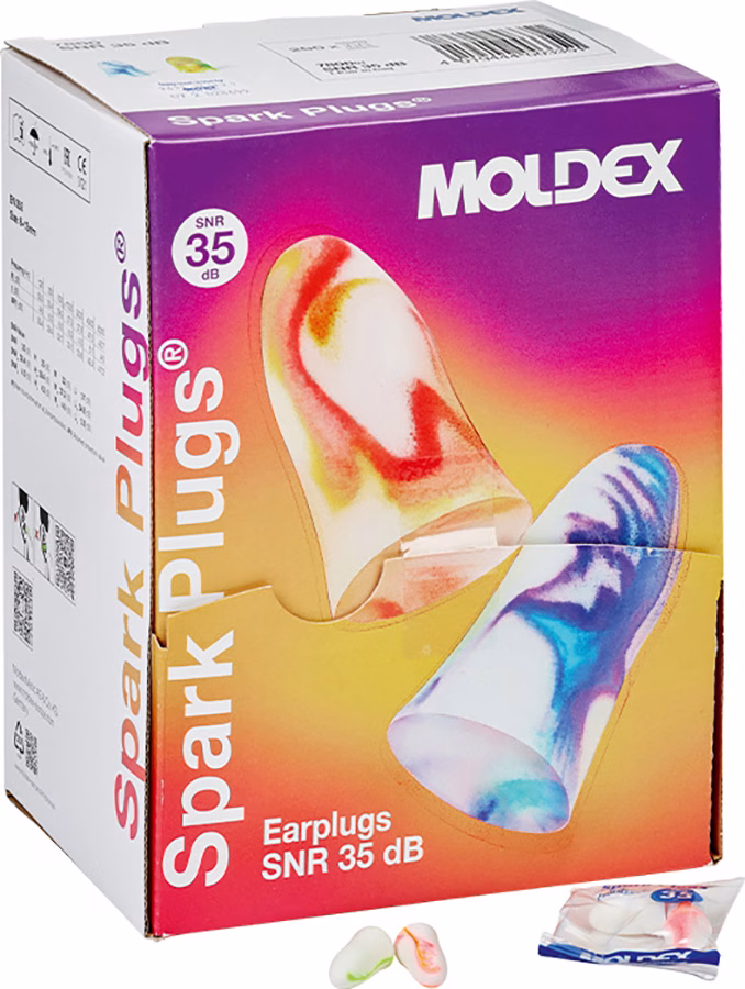 moldex spark plugs tappi auricolari morbidi in schiuma poliuretanica moldex spark plugs tappi auricolari morbidi in schiuma poliuretanica