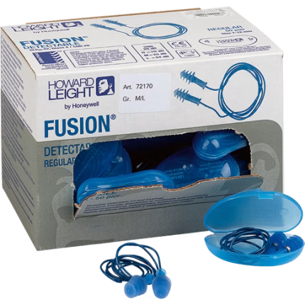 honeywell howard leight fusion tappi auricolari m/l, lavabili e rilevabili
