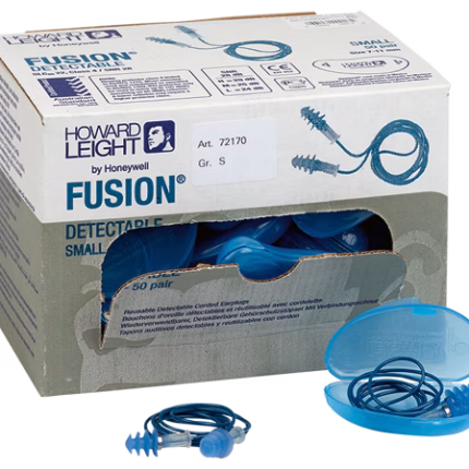 tappi per le orecchie honeywell fusion rilevabili, misura s, blu