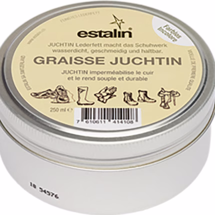 juchtin grasso per pelle incolore 250 ml barattolo – prodotto per cura e protezione
