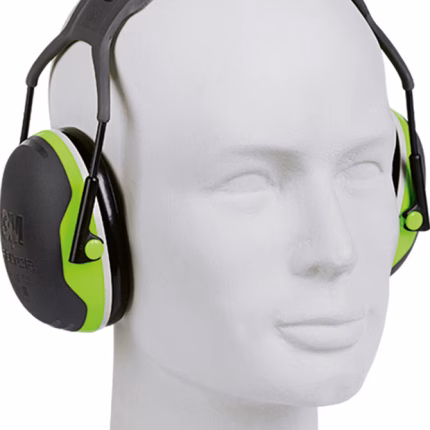 3m peltor x4 a protezione auricolare leggera grigio verde neon