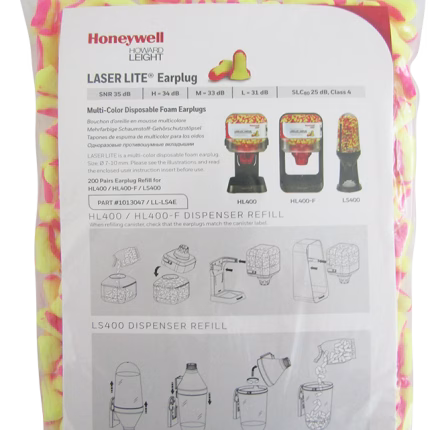 honeywell howard leight ricarica protezioni auricolari tappi a t 200 paia