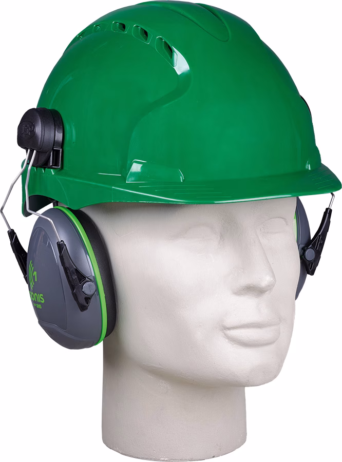 cuffie antirumore per casco jsp verdi con morbidi cuscinetti auricolari cuffie antirumore per casco jsp verdi con morbidi cuscinetti auricolari