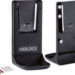 supporto da parete magnetico moldex per distributore di protezioni acustiche in plastica