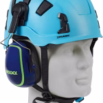 moldex protezioni auricolari casco blu con cuscinetti morbidi e sostituibili