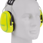 protezione auricolare a coppa moldex gialla confortevole con cuscinetti auricolari in morbida schiuma
