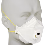 3m maschera monouso antiparticolato ffp1 con valvola di espirazione, 10 pezzi