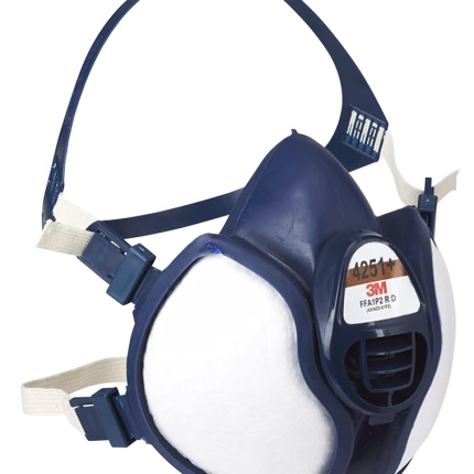 3m maschera semimaschera respiratoria a1p2 con valvola di espirazione e guarnizione in gomma