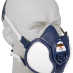 3m maschera semi facciale a2p3 con valvola di espirazione e cinturino a 4 punti