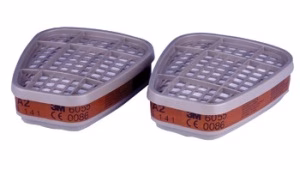 filtro gas 3m a2 6055 marrone per maschere serie 6000 protezione