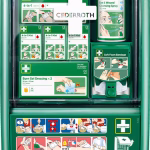 stazione di pronto soccorso cederroth in plastica riciclata, completa