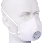 moldex mascherina monouso ffp2 con valvola, sagomata ergonomicamente, 20 pezzi