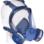 maschera integrale moldex serie 9000 con visiera in policarbonato e sistema easylock