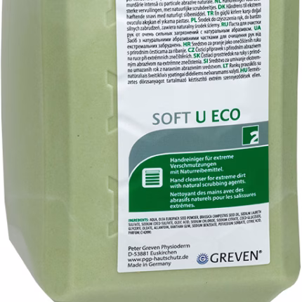 detergente mani greven soft u, 2000 ml, pastoso, bio agenti abrasivi