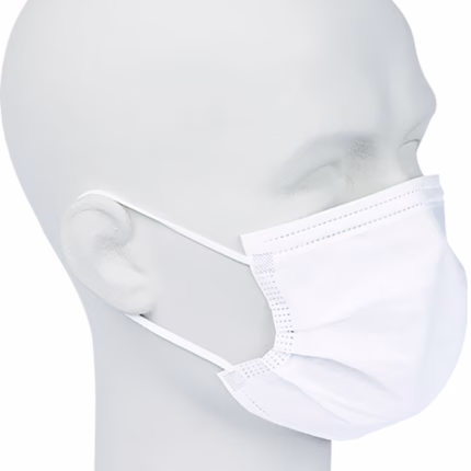 hygostar maschera monouso a 3 strati, bianca, 50 pezzi