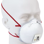 maschera monouso per particelle 3m ffp3 con valvola di espirazione, confezione da 10