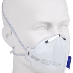 maschera monouso per particelle ffp3 dräger x plore 1730+ con valvola