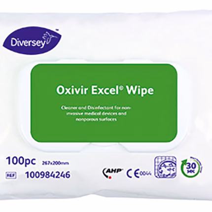 dräger oxivir excel salviette disinfettanti per mezze e maschere integrali, 100 pezzi