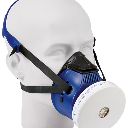 maschera semimaschera dräger x plore 4740 in silicone compatibile con la pelle