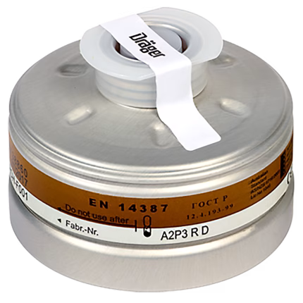 filtro combinato per gas dräger x plore a2/p3 protezione marrone bianco