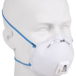 maschera monouso 3m ffp2 con valvola, archetto nasale, confezione da 10
