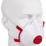 maschera monouso msa ffp3 filtrante per particelle con valvola, confezione da 5