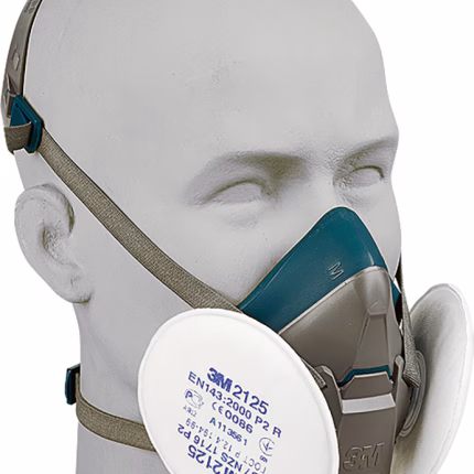 semimaschera 3m serie 6500ql m – silicone anallergico, vestibilità confortevole