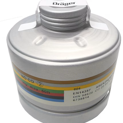 filtro combinato gas drÄger a2b2e2k2/hg/no/co/p3 maschera protettiva