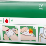 cederroth kit di medicazione universale 4 in 1 con panno speciale e bende
