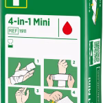 cederroth mini kit di medicazione 4 in 1 con tampone speciale e benda elastica
