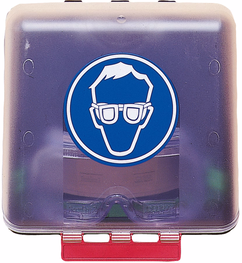 scatola di conservazione gebra secubox midi con simbolo di occhiali protettivi scatola di conservazione gebra secubox midi con simbolo di occhiali protettivi
