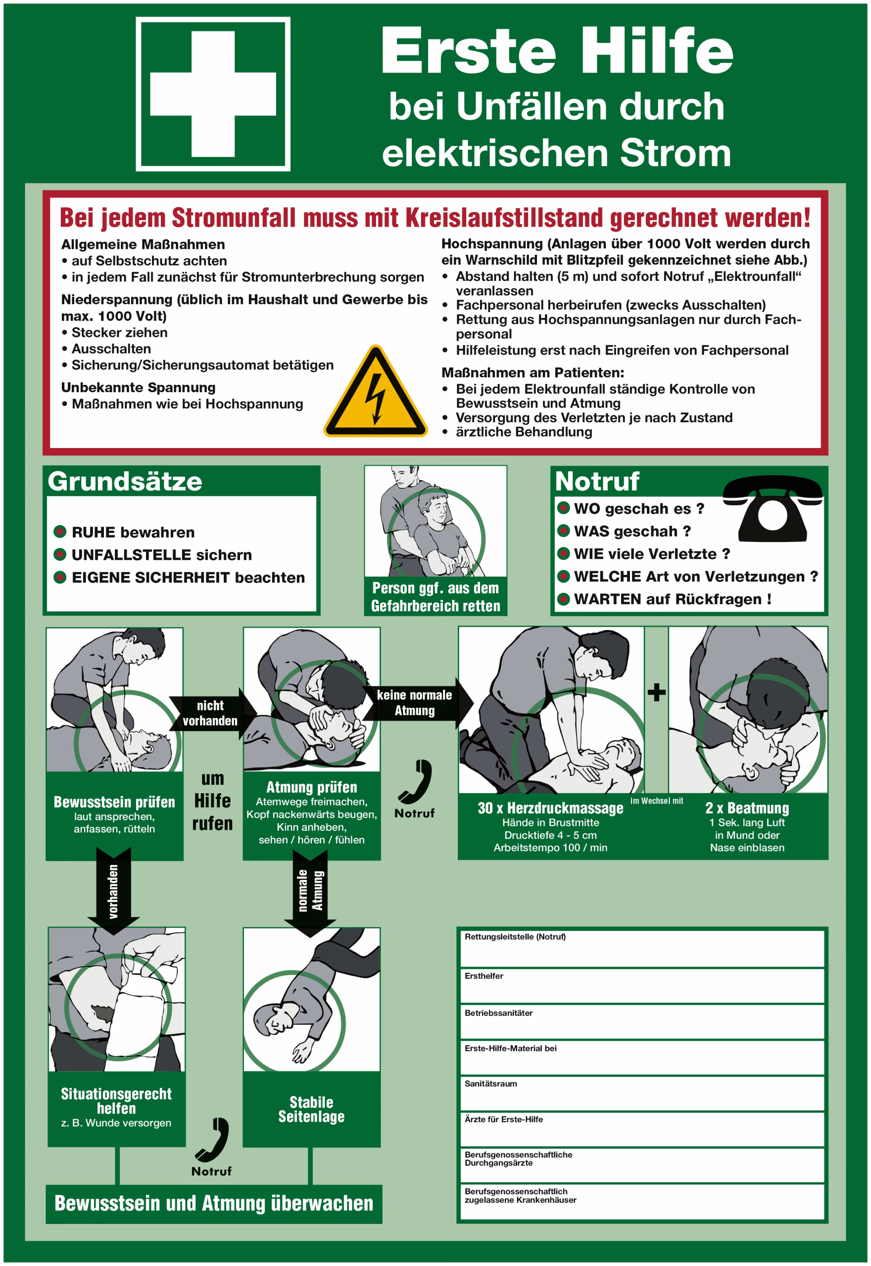 cartello in plastica primo soccorso incidenti elettrici 595x410 mm cartello in plastica primo soccorso incidenti elettrici 595x410 mm