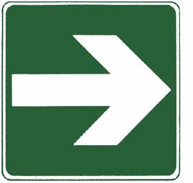 segnale di salvataggio fotoluminescente freccia sinistra/destra 200x200 mm segnale di salvataggio fotoluminescente freccia sinistra/destra 200x200 mm