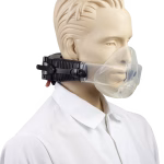 maschera semimaschera cleanspace taglia m in morbido silicone delicato sulla pelle