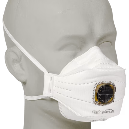 maschera monouso jsp springfit ffp2 con valvola e cuscinetto nasale