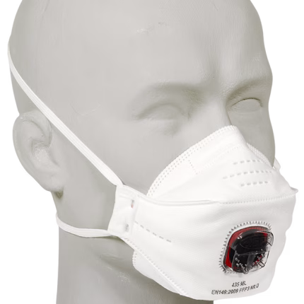 maschera monouso jsp springfit ffp3 con valvola, 10 pezzi