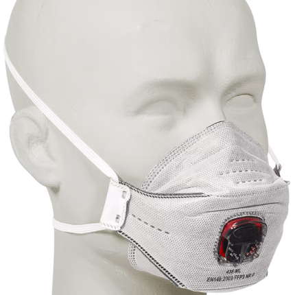 maschera monouso jsp springfit ffp3 con carbone attivo e valvola