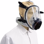 cleanspace work maschera integrale l protezione respiratoria in silicone ipoallergenico